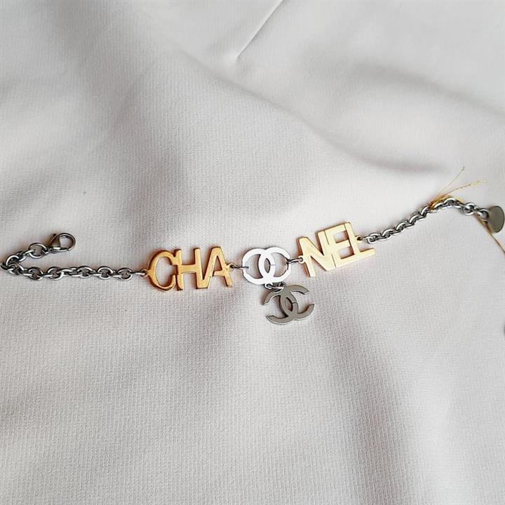 دستبند استیل با حروف chanel
